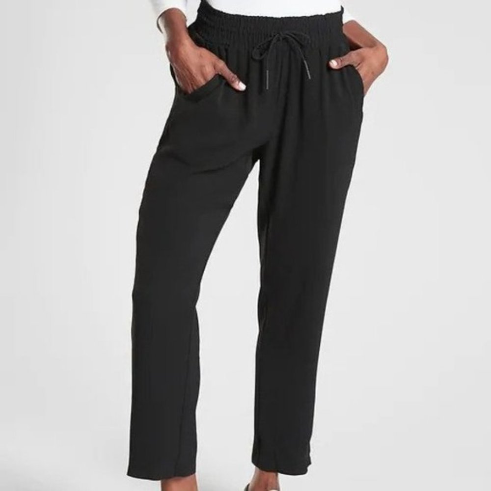 Athleta Metropolis Straight Leg Pant, Black